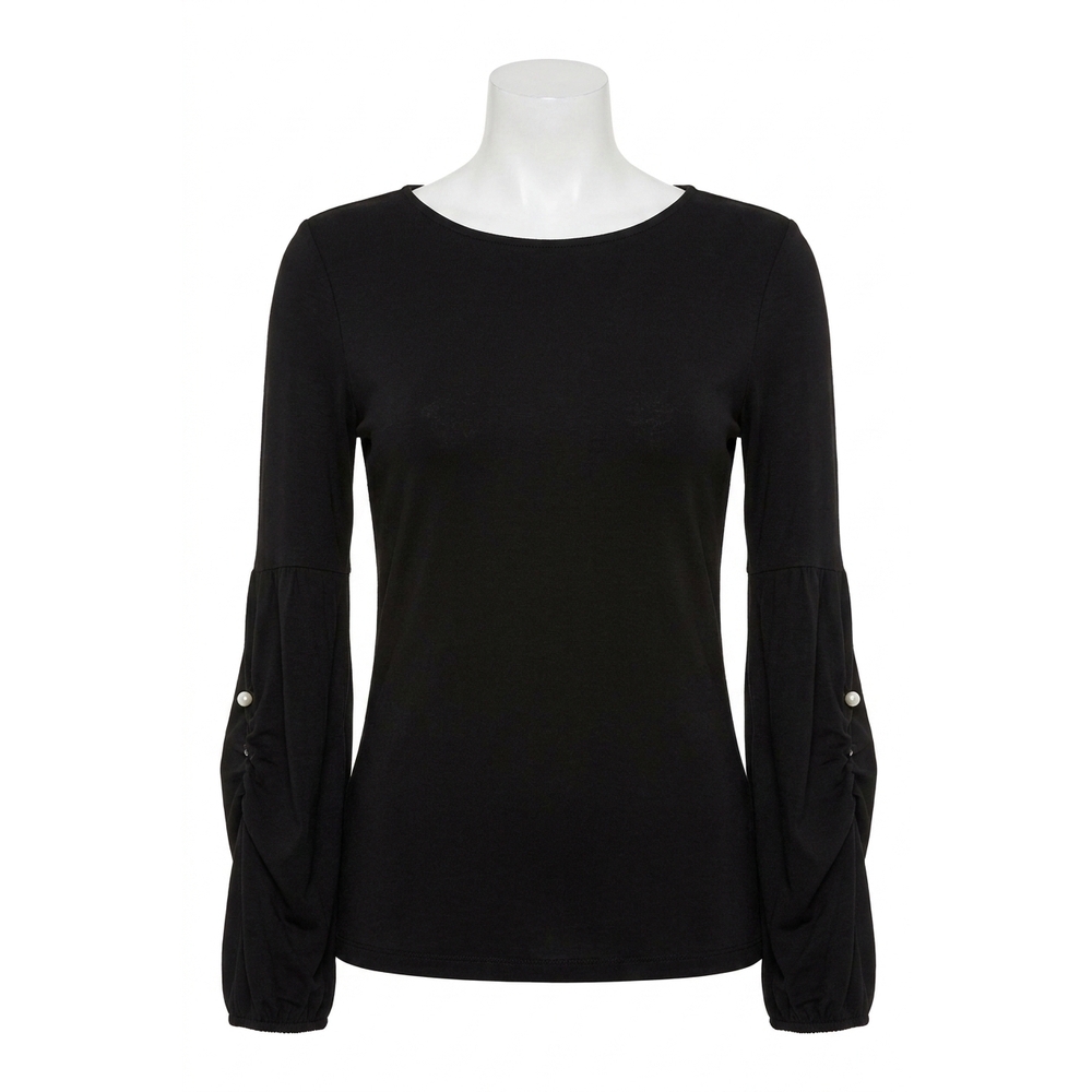 NEW FRENCH KYSS jessie pin top in black